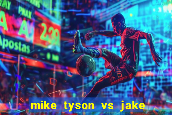 mike tyson vs jake paul assistir online